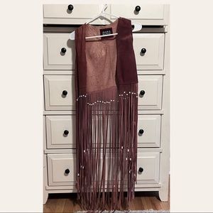 Vintage suede vest